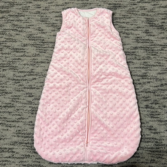 Pajamas Baby In A Bag Pink Winter Plush Sleeping Bag Small 311 Months